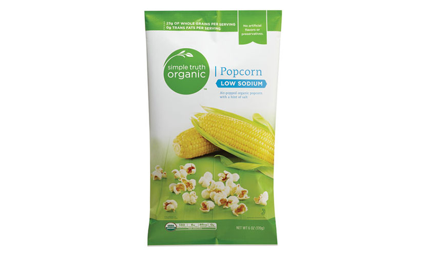 Get a FREE Bag of Simple Truth Popcorn at Kroger!