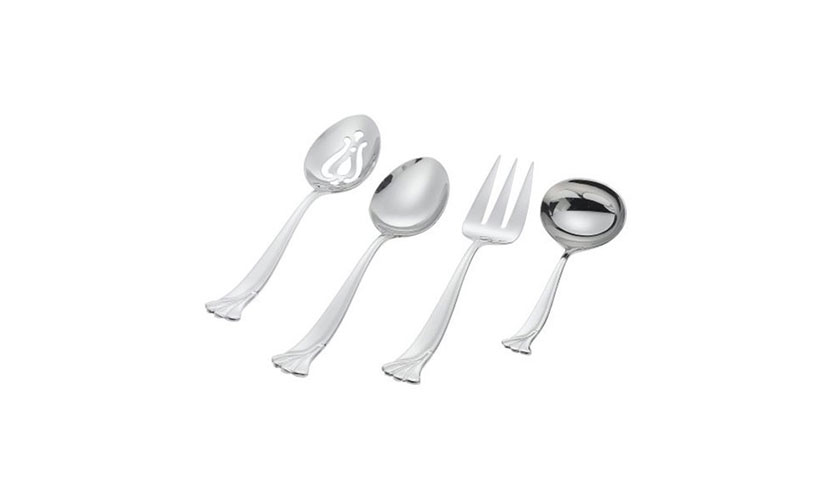 Save 54% on a Stainless Steel Serving Set!