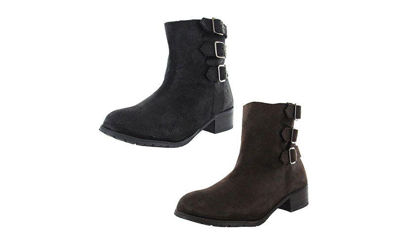 Save 84% off Women’s Suede Ankle Boots!