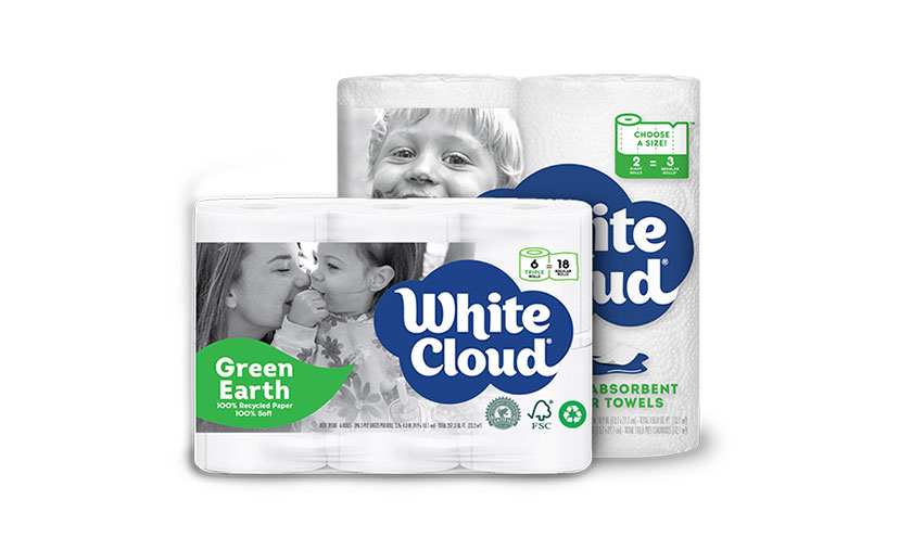 Save $3.00 on White Cloud Tissue or Paper Towels!