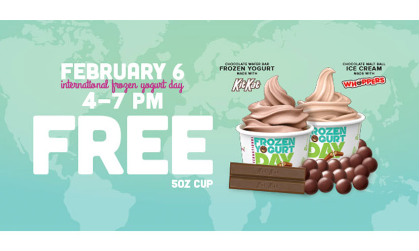 Get a FREE Frozen Yogurt From Yogurtland!