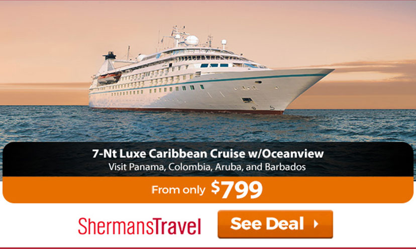 Save up to 70% off Travel and Cruises!