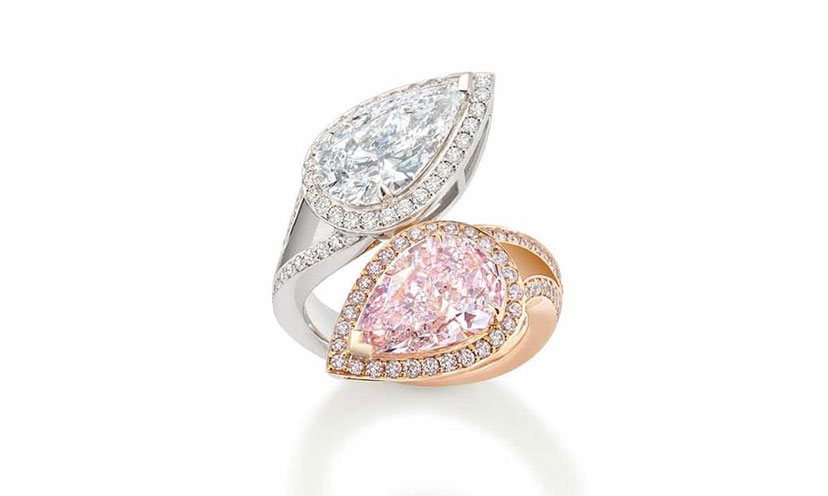 Enter to Win a Rarest Rainbow Blush Pink Diamond Ring & More!