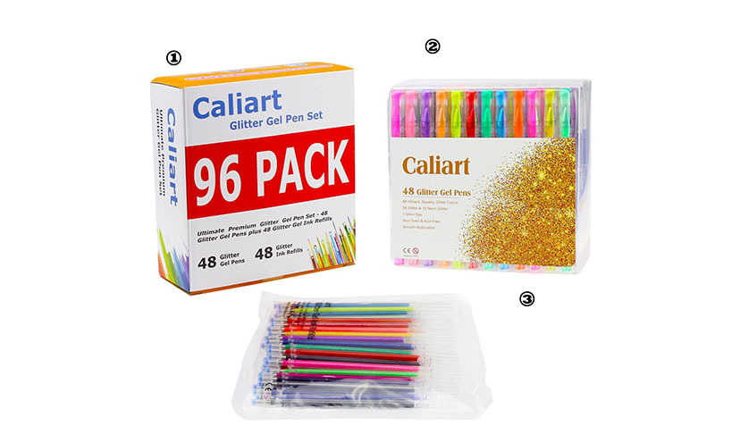 Save 80% on a 96-Color Gel Pen Set!