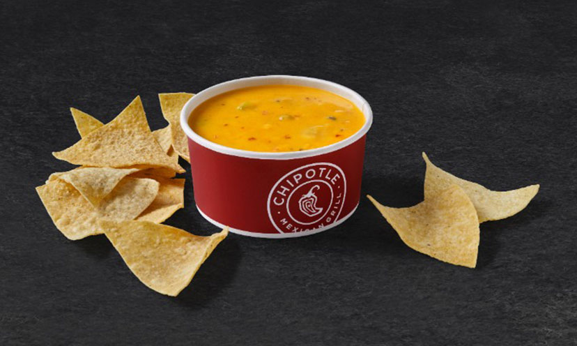 Get FREE Guacamole or Queso at Chipotle!
