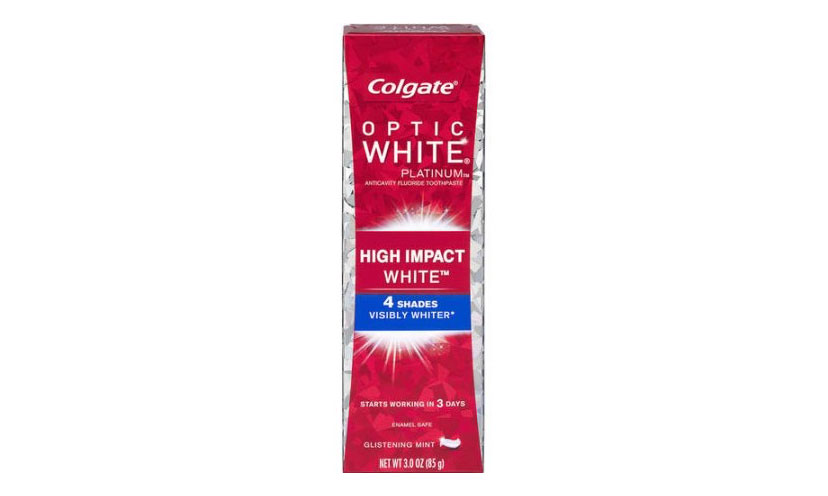 Save $1.00 on Colgate Optic White Toothpaste!