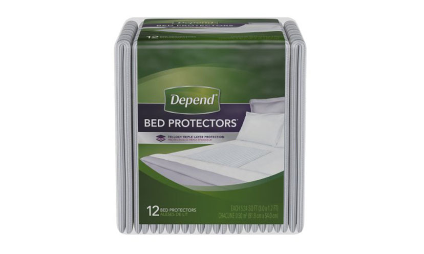 Save $2.00 on a Package of Depend Bed Protectors!
