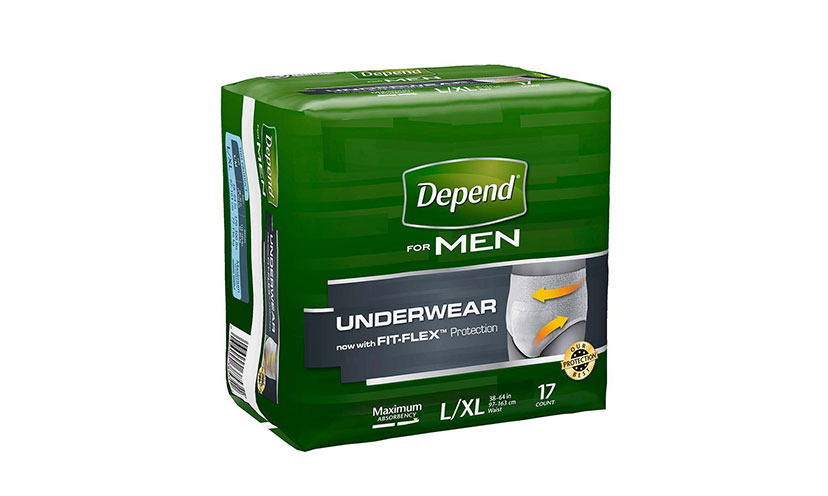 Save $2.00 on a Package of Depend Underwear!