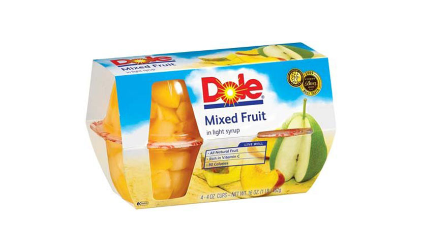 Save $1.00 on a Package of Dole Fruit Bowls!