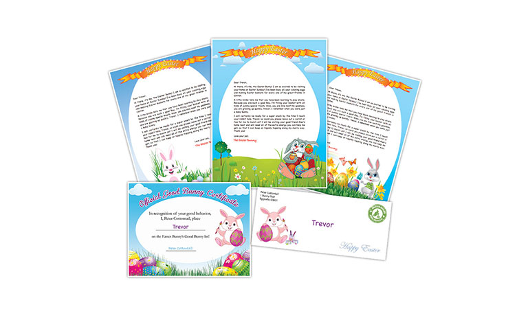 Get FREE Letters from the Easter Bunny!