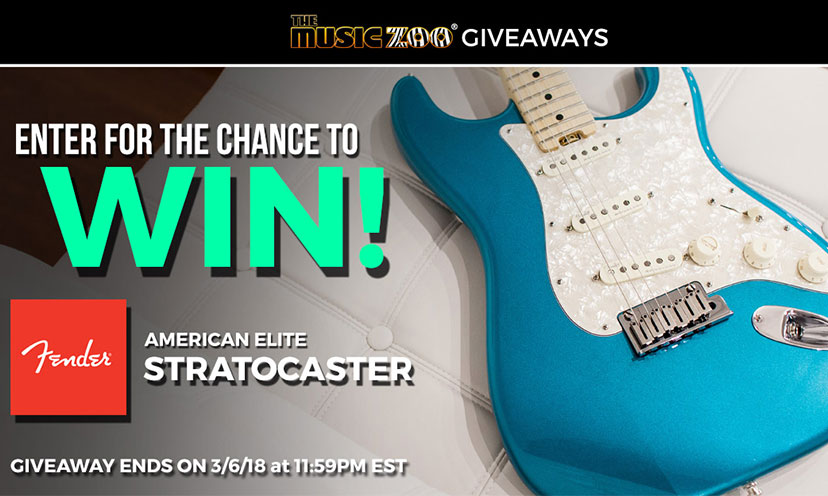Enter to Win a Fender Stratocaster Guitar!