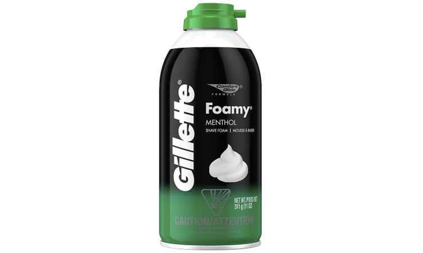 Get A FREE Can of Gillette Foamy Shave Cream!