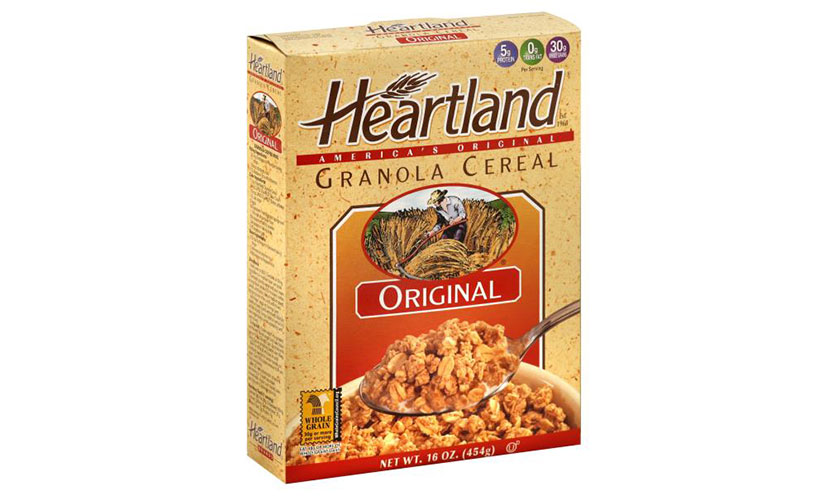 Save $0.75 on Heartland Cereals!