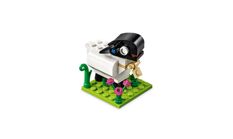 Get a FREE Lego Lamb Model!