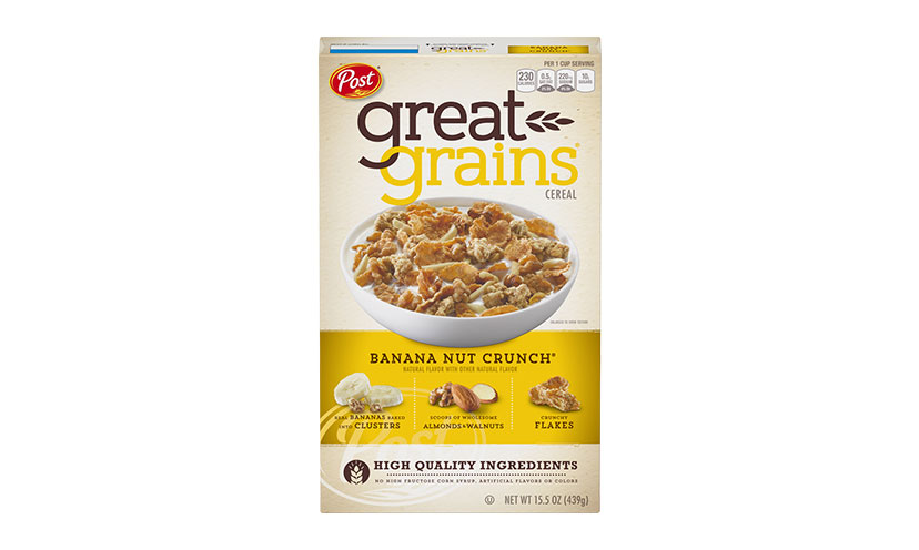 Save $1.00 on Post Great Grains Cereal!