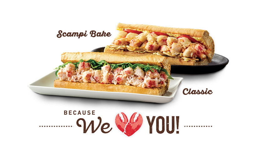 Get a FREE Lobster & Seafood Sub at Quiznos!