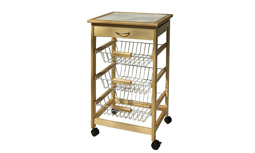 Save 51% on a Rolling Kitchen Cart!