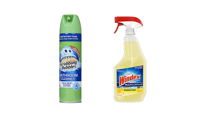 Save $1.50 on Two Windex or Scrubbing Bubbles Bathroom Products!
