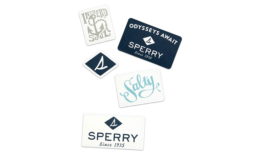 Get A FREE Sperry Sticker Pack!