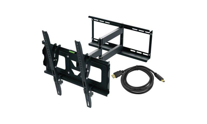 Save 70% on a Full Motion TV Wall Mount Kit!