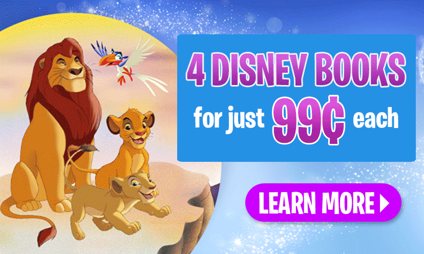 Get Four Disney Books for Just $0.99 Each!