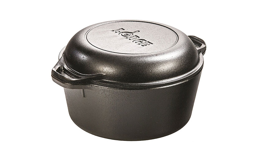 Save 49% on a Lodge Cast Iron Dutch Oven!