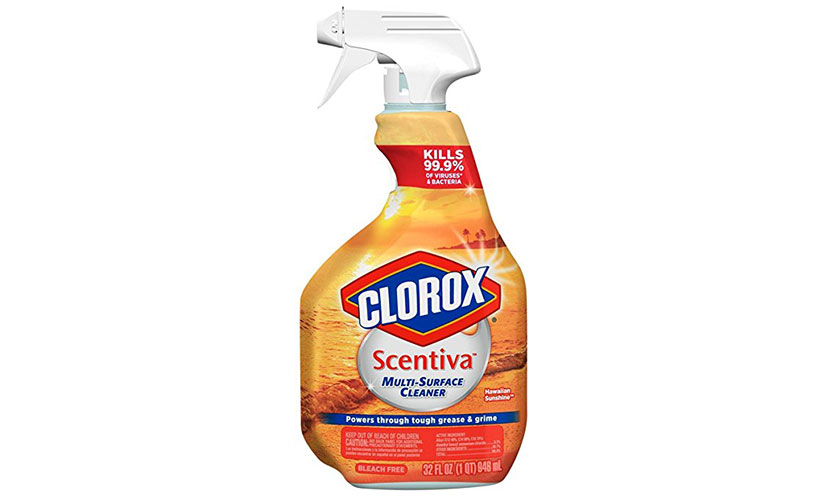 Save $0.75 on a Clorox Scentiva Multi-Surface Cleaner!