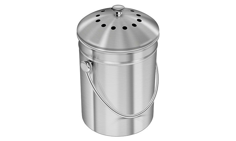 Save 66% on a Stainless Steel Compost Bin!