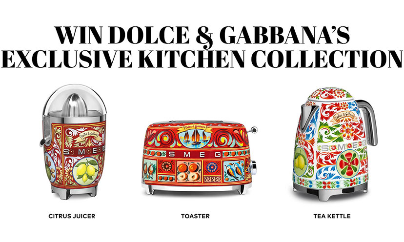 Enter to Win Dolce & Gabbana’s Exclusive Kitchen Collection!