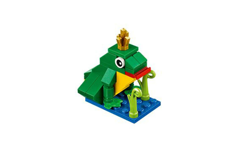 Kids Get a FREE LEGO Frog Mini Model!