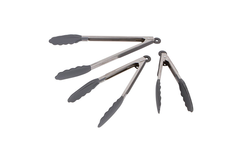 Save 59% on a Silicone Tongs Set!