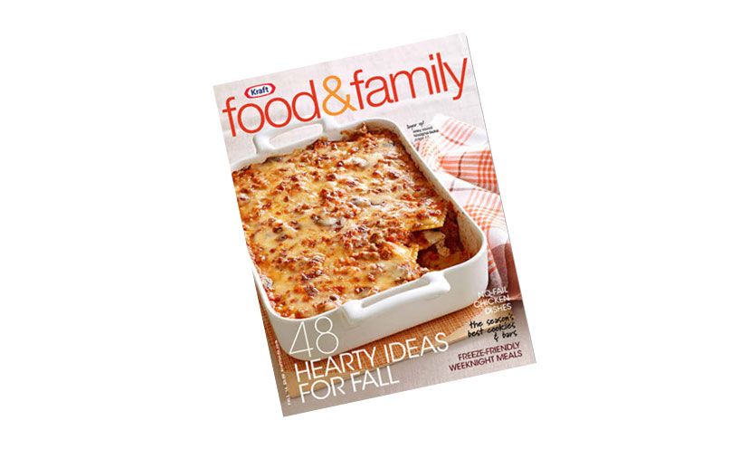 Get a FREE Subscription to Kraft Food and Family Magazine!