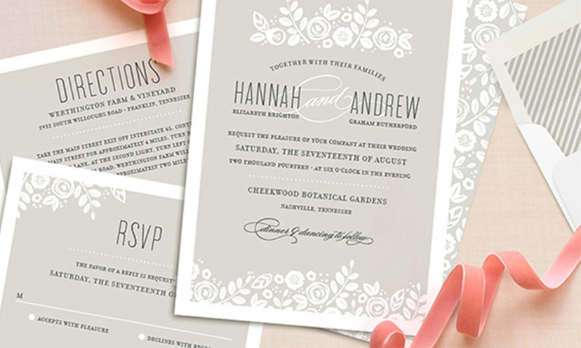 Get a FREE Sample of Minted Wedding Stationary!