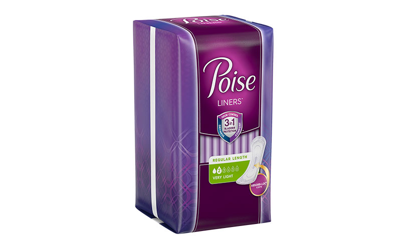 Save $2.00 on a Package of Poise Liners!