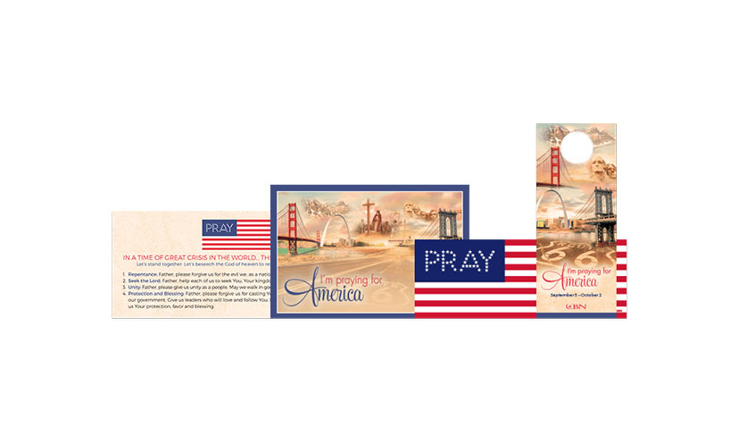 Get a FREE Pray For America Sticker!
