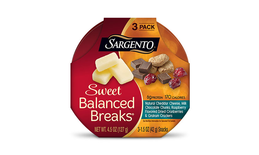 Save $0.75 on Sargento Sweet Balanced Breaks!