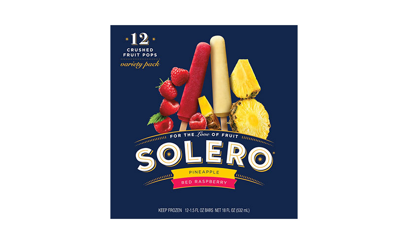 Get a FREE Solero Natural Fruit Bar Product!