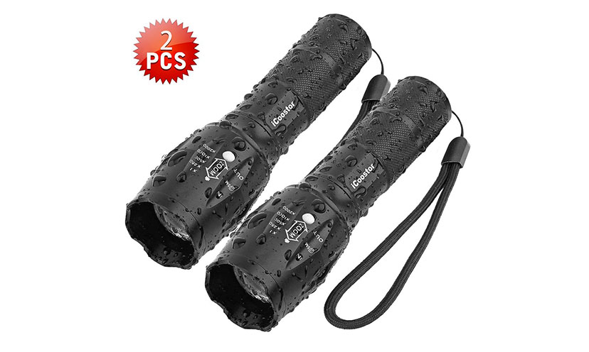 Save 41% on a Two-Pack of Tactical Flashlights!