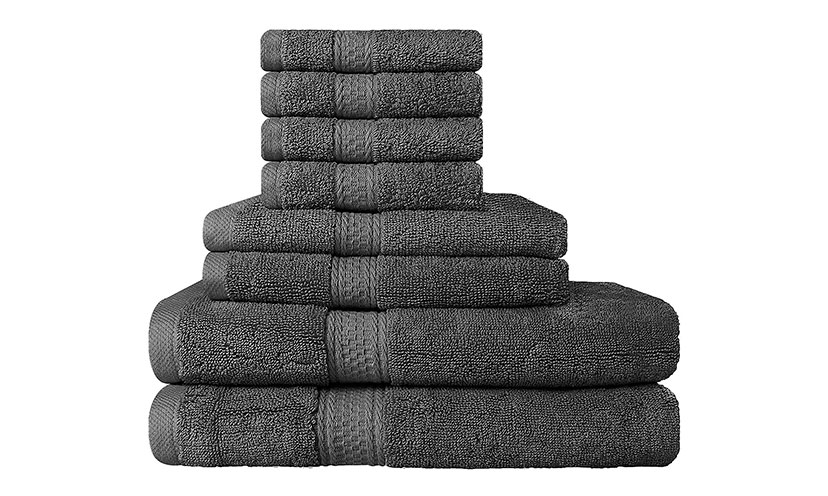 Save 65% on a Premium 8-Piece Towel Set!