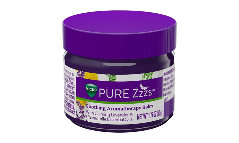 Save $0.50 on One Vick’s Pure Zzz’s Balm!