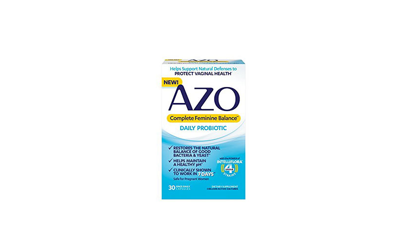 Save $5.00 on an Azo Complete Feminine Balance Product!