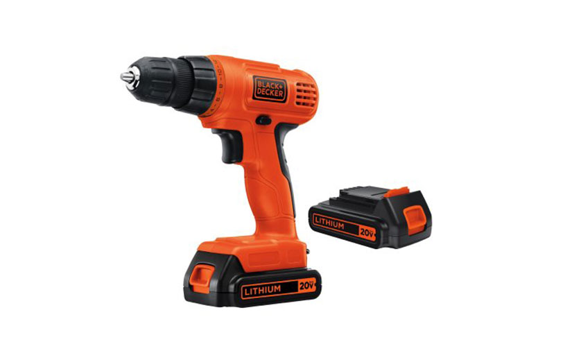 Save 33% on a Black and Decker Cordless Drill!
