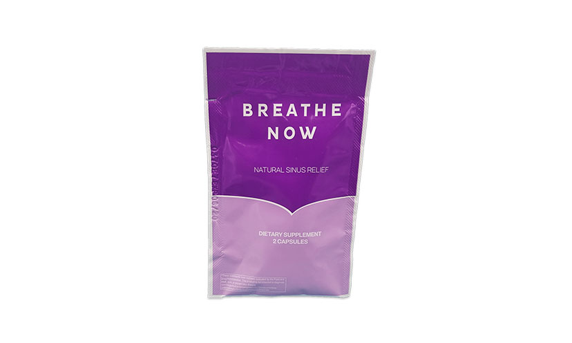 Get a FREE Breathe Now Sinus Relief Sample!