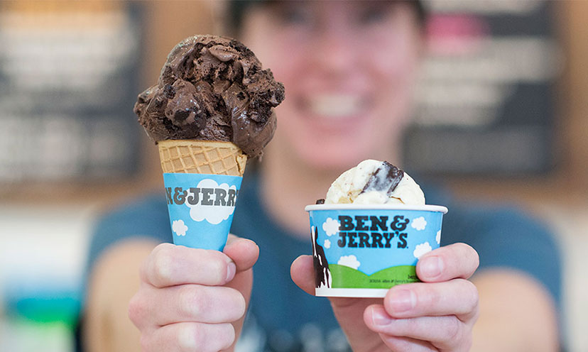 Get a FREE Ice Cream Cone at Ben & Jerry’s Today!