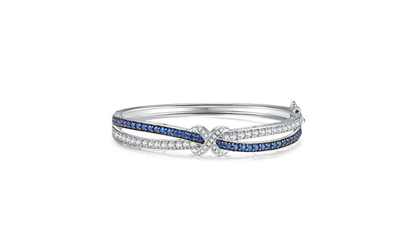 Save 86% on a Blue Sapphire Bracelet!