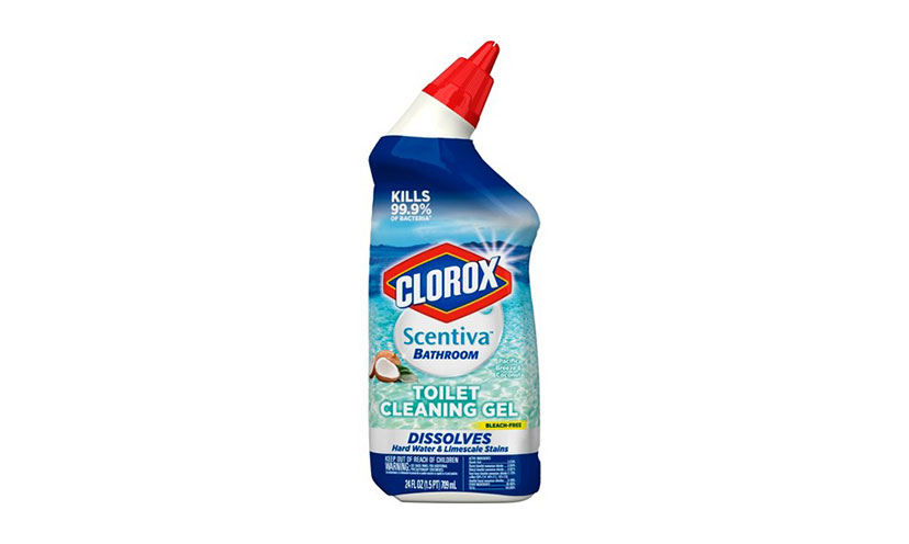 Save $0.55 on a Clorox Scentiva Toilet Bowl Cleaner!