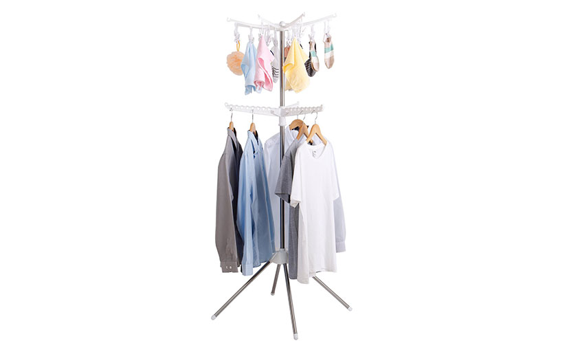 Save 27% on a Foldable Clothes Hanging Rack!