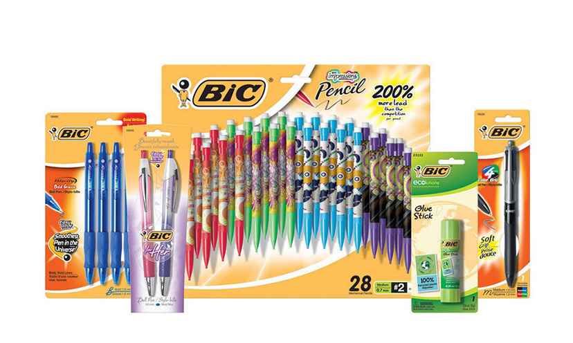Save $1.50 on Two BIC Stationary Products!
