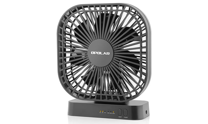Save 58% on a Desk Fan with Timer!