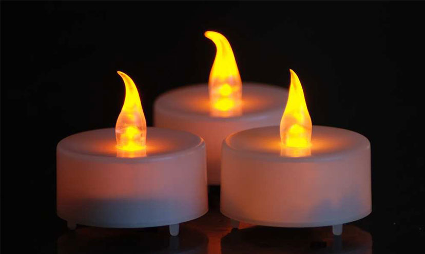 Save 64% on a Pack of LED Tea Light Candles!